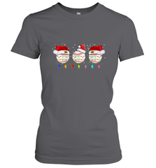 Three Baseball Balls Christmas Gift Santa Xmas lights Snow Women's T-Shirt Women's T-Shirt - FordPhuMy
