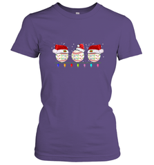 Three Baseball Balls Christmas Gift Santa Xmas lights Snow Women's T-Shirt Women's T-Shirt - FordPhuMy