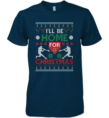 I'll Be Home for Christmas Baseball Gift For Men Women Kids Men's Premium T-Shirt Men's Premium T-Shirt - FordPhuMy