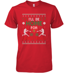 I'll Be Home for Christmas Baseball Gift For Men Women Kids Men's Premium T-Shirt Men's Premium T-Shirt - FordPhuMy