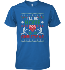 I'll Be Home for Christmas Baseball Gift For Men Women Kids Men's Premium T-Shirt Men's Premium T-Shirt - FordPhuMy