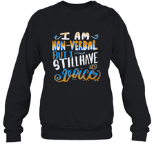 Special Needs NonVerbal Autism Awesome Crewneck Sweatshirt Crewneck Sweatshirt - FordPhuMy
