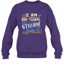 Special Needs NonVerbal Autism Awesome Crewneck Sweatshirt Crewneck Sweatshirt - FordPhuMy