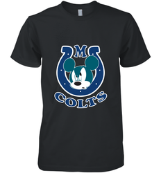 Nfl Colts Champion Mickey Mouse Team Men's Premium T-Shirt