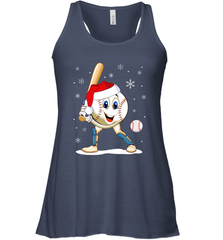 Christmas Baseball Santa Xmas Gift Lover Women's Racerback Tank Women's Racerback Tank - FordPhuMy