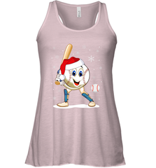 Christmas Baseball Santa Xmas Gift Lover Women's Racerback Tank Women's Racerback Tank - FordPhuMy