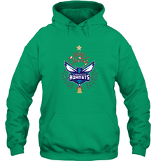 NBA Charlotte Hornets Logo merry Christmas gilf Hooded Sweatshirt Hooded Sweatshirt - FordPhuMy