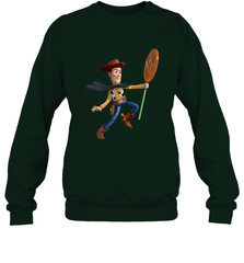 Disney PIXAR Toy Story Halloween Woody Crewneck Sweatshirt Crewneck Sweatshirt - FordPhuMy