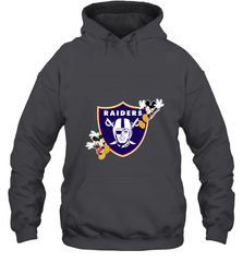 Nfl Oakland Raiders Champion Mickey Mouse Hooded Sweatshirt Hooded Sweatshirt - FordPhuMy
