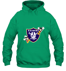 Nfl Oakland Raiders Champion Mickey Mouse Hooded Sweatshirt Hooded Sweatshirt - FordPhuMy
