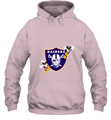 Nfl Oakland Raiders Champion Mickey Mouse Hooded Sweatshirt Hooded Sweatshirt - FordPhuMy