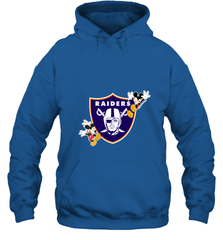 Nfl Oakland Raiders Champion Mickey Mouse Hooded Sweatshirt Hooded Sweatshirt - FordPhuMy