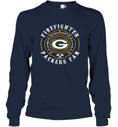 Green Bay Packers NFL Pro Line Green Firefighter Long Sleeve T-Shirt