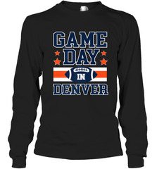 NFL Denver Co Game Day Football Home Team Colors Long Sleeve T-Shirt Long Sleeve T-Shirt - FordPhuMy