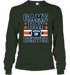 NFL Denver Co Game Day Football Home Team Colors Long Sleeve T-Shirt Long Sleeve T-Shirt - FordPhuMy
