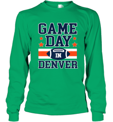 NFL Denver Co Game Day Football Home Team Colors Long Sleeve T-Shirt Long Sleeve T-Shirt - FordPhuMy