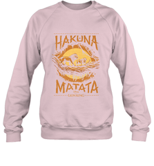 Disney The Lion King Live Action Hakuna Matata Sunset Poster Crewneck Sweatshirt Crewneck Sweatshirt - FordPhuMy