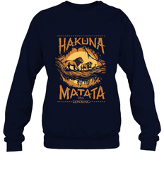 Disney The Lion King Live Action Hakuna Matata Sunset Poster Crewneck Sweatshirt