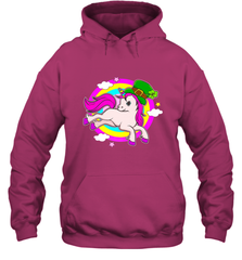 Irish Leprechaun Unicorn Cute St Patricks Day Ireland Hooded Sweatshirt Hooded Sweatshirt - FordPhuMy