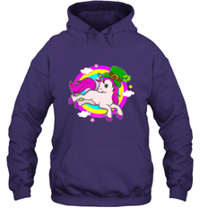 Irish Leprechaun Unicorn Cute St Patricks Day Ireland Hooded Sweatshirt Hooded Sweatshirt - FordPhuMy