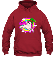 Irish Leprechaun Unicorn Cute St Patricks Day Ireland Hooded Sweatshirt Hooded Sweatshirt - FordPhuMy