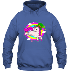 Irish Leprechaun Unicorn Cute St Patricks Day Ireland Hooded Sweatshirt Hooded Sweatshirt - FordPhuMy
