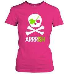 St. Patricks Day Irish Pirate Skull and Cross bones Women's T-Shirt Women's T-Shirt - FordPhuMy