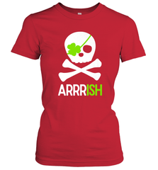 St. Patricks Day Irish Pirate Skull and Cross bones Women's T-Shirt Women's T-Shirt - FordPhuMy