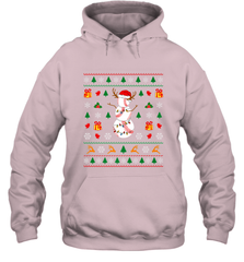 Christmas Baseball Snowman Reindeer In A Santa Hat Pajama Hooded Sweatshirt Hooded Sweatshirt - FordPhuMy