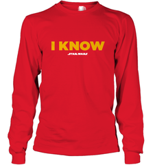 Star Wars Han Solo I Know Long Sleeve T-Shirt Long Sleeve T-Shirt - FordPhuMy