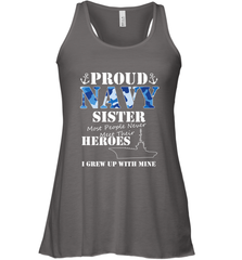 US Military Proud Navy Sister Men or Women Women's Racerback Tank Women's Racerback Tank - FordPhuMy