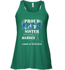 US Military Proud Navy Sister Men or Women Women's Racerback Tank Women's Racerback Tank - FordPhuMy