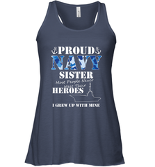 US Military Proud Navy Sister Men or Women Women's Racerback Tank Women's Racerback Tank - FordPhuMy