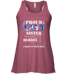 US Military Proud Navy Sister Men or Women Women's Racerback Tank Women's Racerback Tank - FordPhuMy