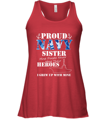 US Military Proud Navy Sister Men or Women Women's Racerback Tank Women's Racerback Tank - FordPhuMy