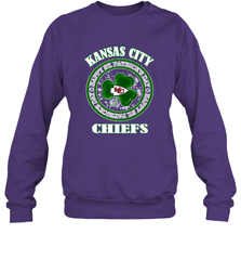 NFL Kansas City Chiefs Logo Happy St Patrick's Day Crewneck Sweatshirt Crewneck Sweatshirt - FordPhuMy