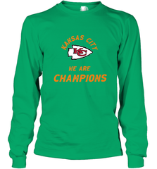 KC Kansas City Tribal Arrowhead we are Champions Long Sleeve T-Shirt Long Sleeve T-Shirt - FordPhuMy