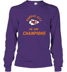 KC Kansas City Tribal Arrowhead we are Champions Long Sleeve T-Shirt Long Sleeve T-Shirt - FordPhuMy