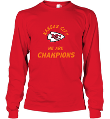 KC Kansas City Tribal Arrowhead we are Champions Long Sleeve T-Shirt Long Sleeve T-Shirt - FordPhuMy