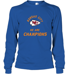 KC Kansas City Tribal Arrowhead we are Champions Long Sleeve T-Shirt Long Sleeve T-Shirt - FordPhuMy