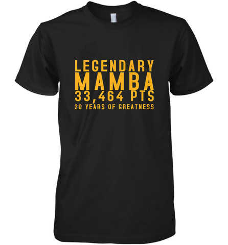 Black Mamba Legendary Mamba Out Farewell Tribute Men's Premium T-Shirt Men's Premium T-Shirt / Black / XS Men's Premium T-Shirt - FordPhuMy