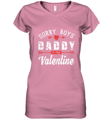 Funny Valentine's Day Present For Your Little Girl, Daughter Women's V-Neck T-Shirt Women's V-Neck T-Shirt - FordPhuMy