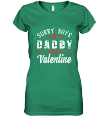 Funny Valentine's Day Present For Your Little Girl, Daughter Women's V-Neck T-Shirt Women's V-Neck T-Shirt - FordPhuMy