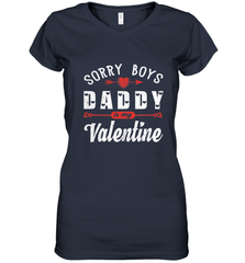 Funny Valentine's Day Present For Your Little Girl, Daughter Women's V-Neck T-Shirt Women's V-Neck T-Shirt - FordPhuMy