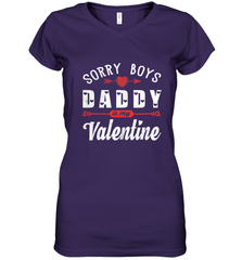 Funny Valentine's Day Present For Your Little Girl, Daughter Women's V-Neck T-Shirt Women's V-Neck T-Shirt - FordPhuMy