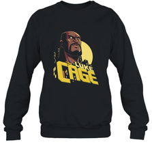Marvel The Defenders Luke Cage Profile Crewneck Sweatshirt Crewneck Sweatshirt - FordPhuMy