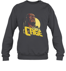 Marvel The Defenders Luke Cage Profile Crewneck Sweatshirt Crewneck Sweatshirt - FordPhuMy