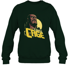 Marvel The Defenders Luke Cage Profile Crewneck Sweatshirt Crewneck Sweatshirt - FordPhuMy