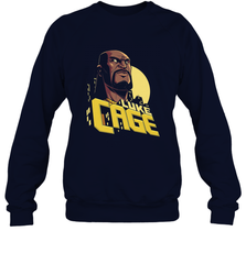 Marvel The Defenders Luke Cage Profile Crewneck Sweatshirt Crewneck Sweatshirt - FordPhuMy