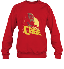 Marvel The Defenders Luke Cage Profile Crewneck Sweatshirt Crewneck Sweatshirt - FordPhuMy